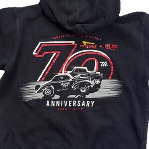 In N Out x Hot Rod Magazine Hoodie Men’s Small Black Rockabilly Animal Style